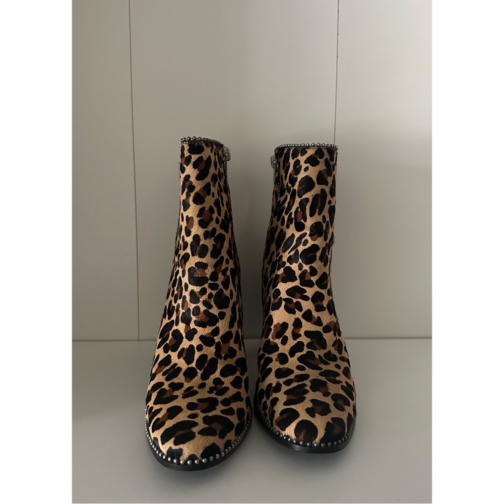 COACH DREA BOOTIE CHEETAH G4285 GREAT CONDITION SZ 7 - Picture 2 of 9